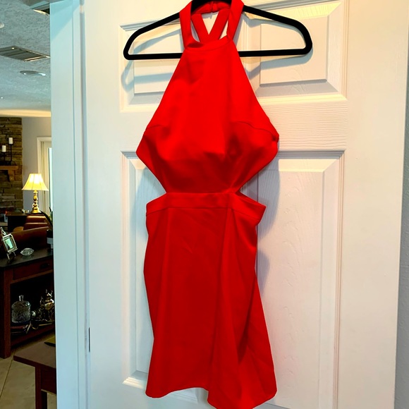 NBD the X naven twins red mini dress Small - Picture 1 of 4